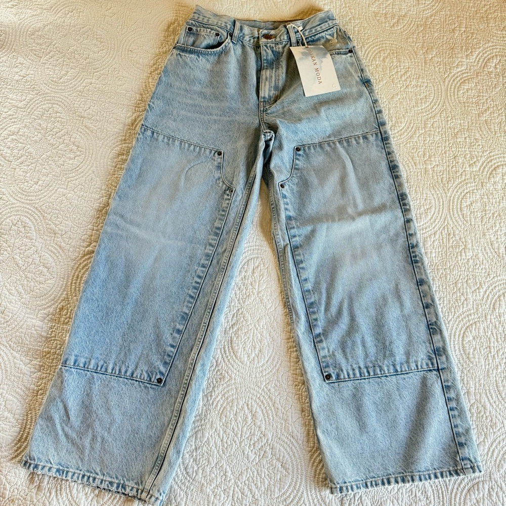 NWT BAYKAN MODA low rise skater jean play boy bunny